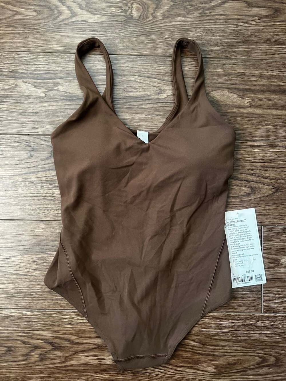 Lululemon Align Bodysuit Size 4 Brown Nulu